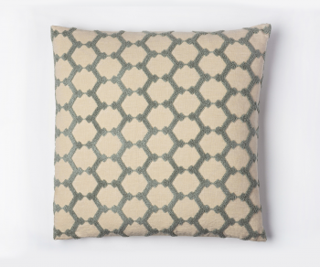 Honeycomb - natural linen cushion